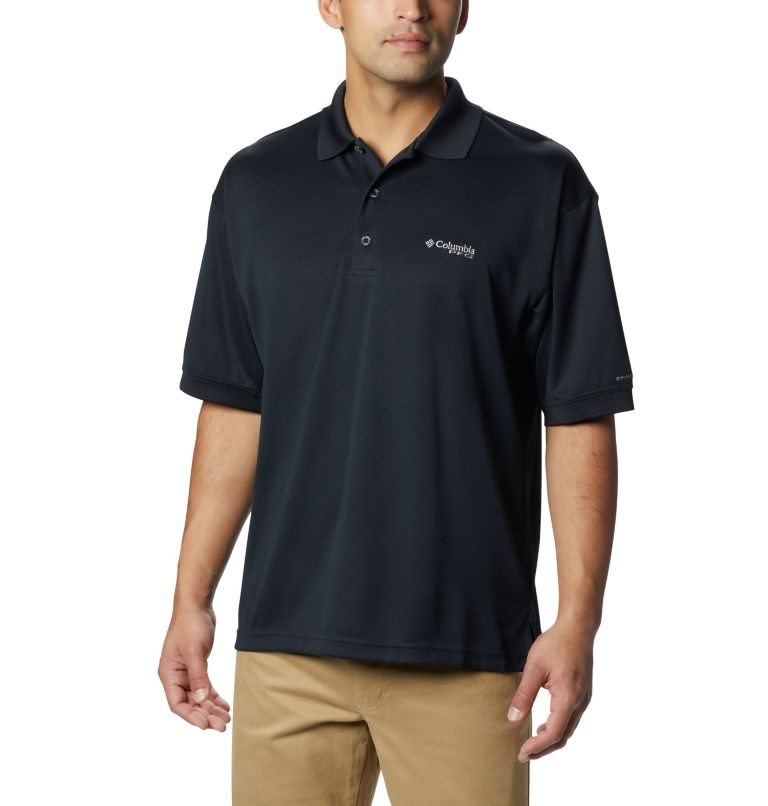 Columbia PFG Perfect Cast Polo T Skjorte Herre Svarte | 61308R