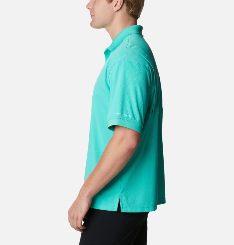 Columbia PFG Perfect Cast Polo T Skjorte Herre Turkis | 87093D