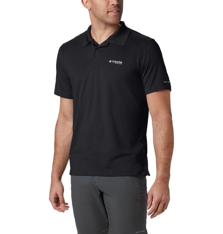 Columbia PFG Skiff Cast Polo T Skjorte Herre Svarte | 72391J