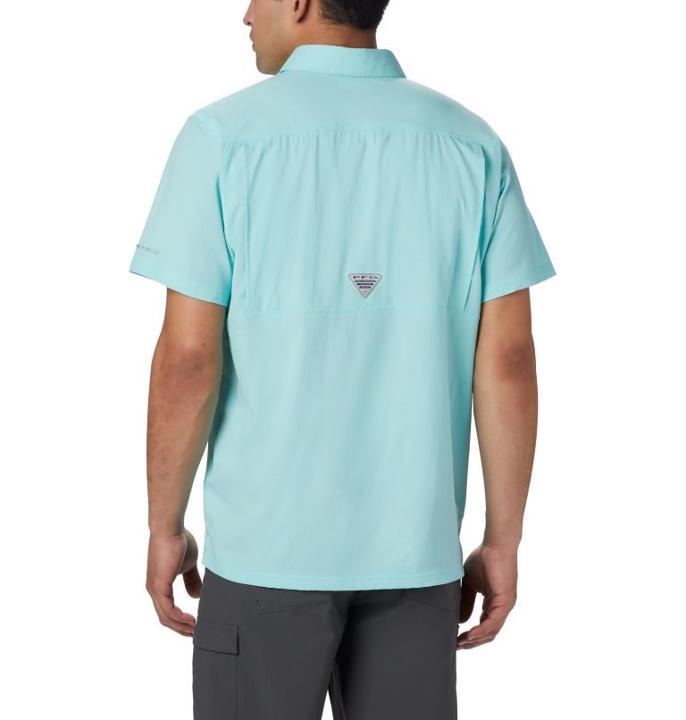 Columbia PFG Slack Tide Camp Skjorte Herre Turkis | 02965L