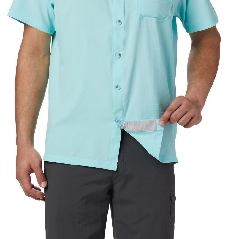 Columbia PFG Slack Tide Camp Skjorte Herre Turkis | 02965L