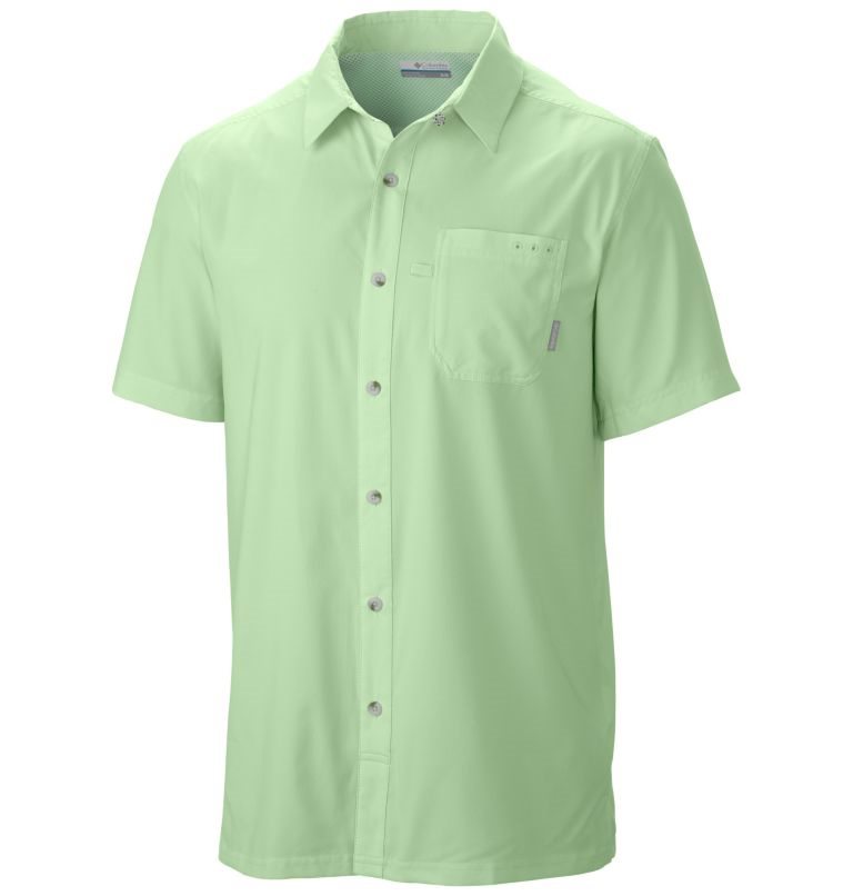 Columbia PFG Slack Tide Camp Skjorte Herre Mint | 61532V