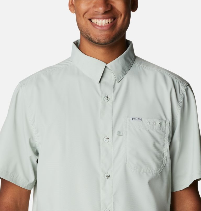 Columbia PFG Slack Tide Camp Skjorte Herre Mint | 94875N