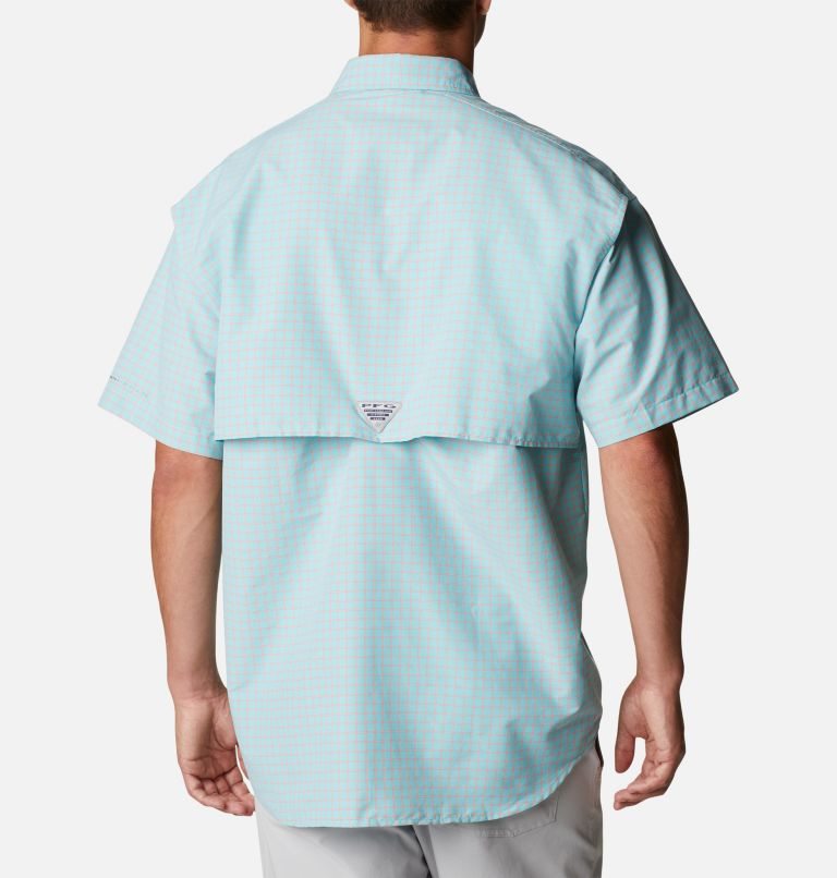 Columbia PFG Super Bahama Kort Sleeve Skjorte Herre Turkis | 84693U