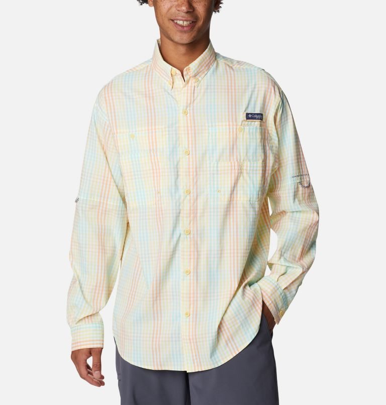 Columbia PFG Super Tamiami Long Sleeve Skjorte Herre Beige | 26807S