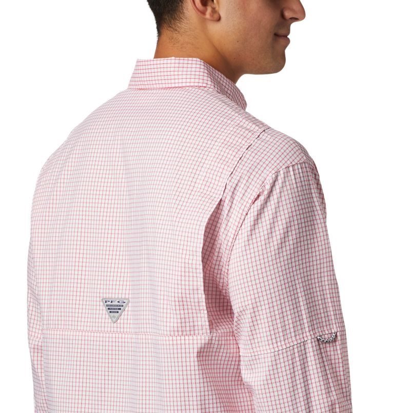 Columbia PFG Super Tamiami Long Sleeve Skjorte Herre Rosa | 31950W