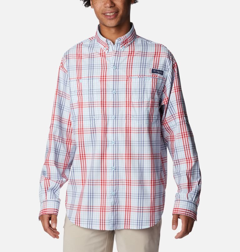 Columbia PFG Super Tamiami Long Sleeve Skjorte Herre Stripete | 48136D