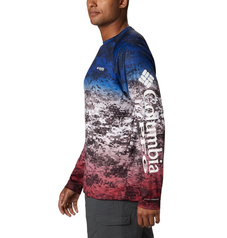 Columbia PFG Super Terminal Tackle Long Sleeve Gensere Herre Multicolor | 40317S