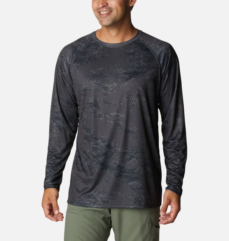 Columbia PFG Super Terminal Tackle Long Sleeve Gensere Herre Camouflage | 56809Q