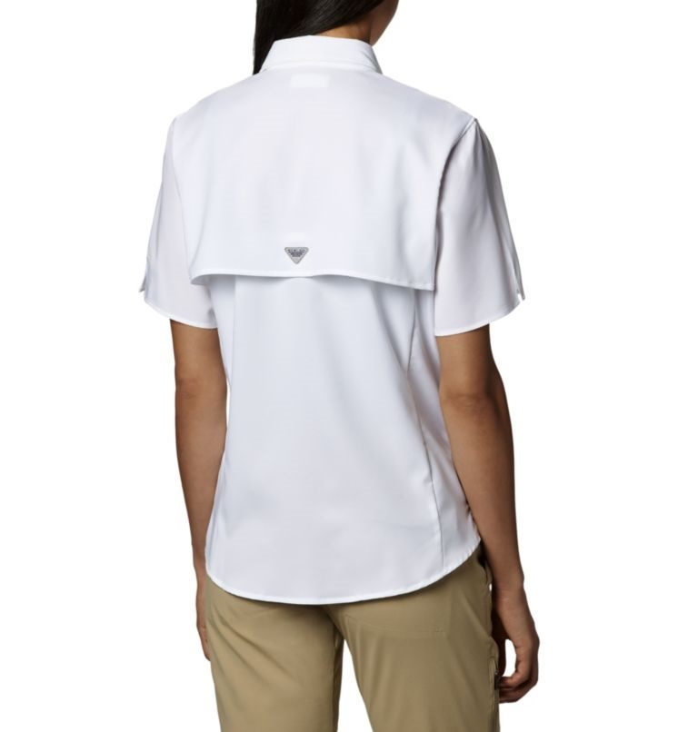 Columbia PFG Tamiami II Kort Sleeve Skjorte Dame Hvite | 39728A