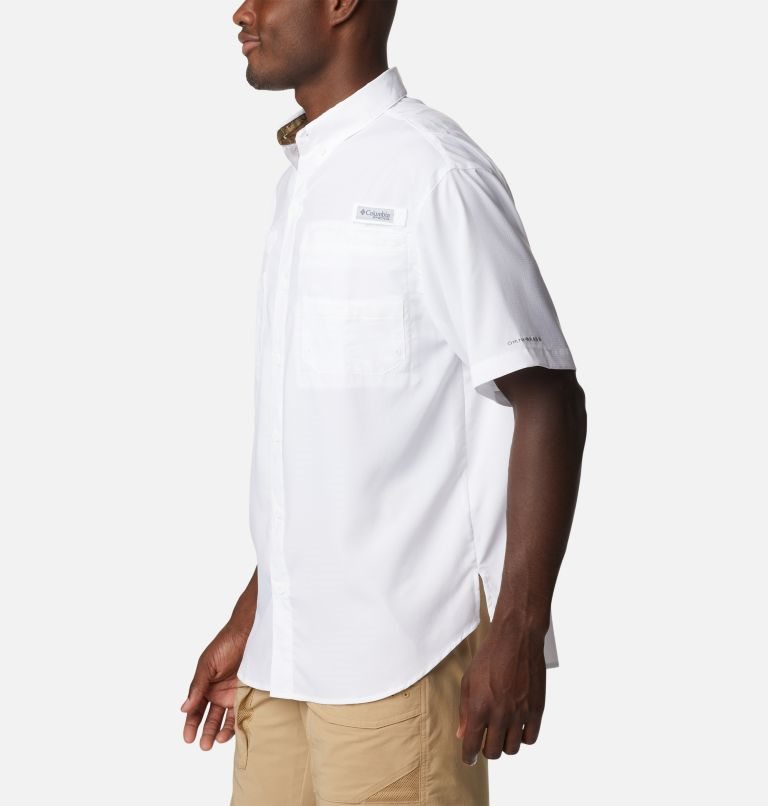 Columbia PFG Tamiami II Kort Sleeve Skjorte Herre Hvite | 40298F