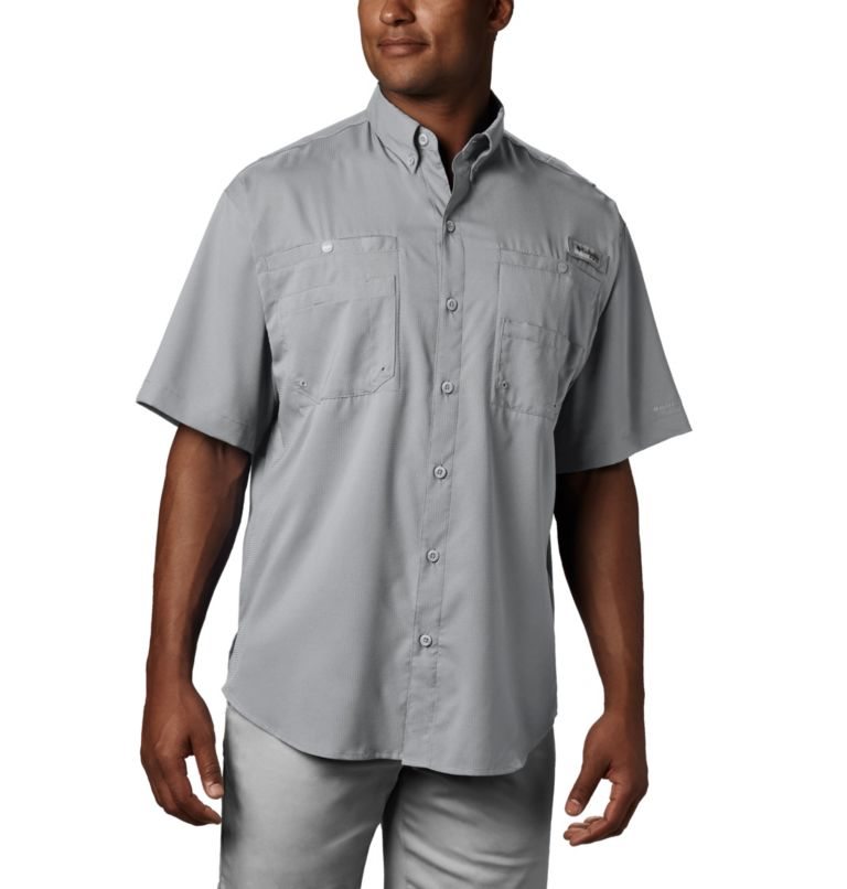 Columbia PFG Tamiami II Kort Sleeve Skjorte Herre Lyse Grå | 42859K