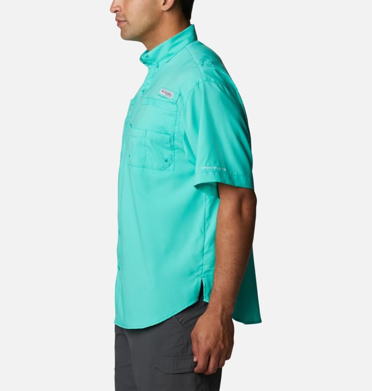 Columbia PFG Tamiami II Kort Sleeve Skjorte Herre Turkis | 51630O