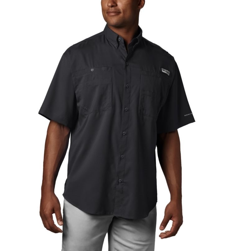 Columbia PFG Tamiami II Kort Sleeve Skjorte Herre Svarte | 63942W