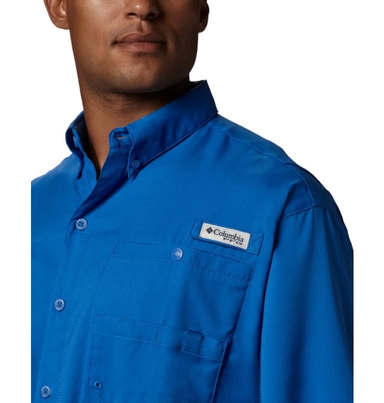 Columbia PFG Tamiami II Kort Sleeve Skjorte Herre Blå | 93507R