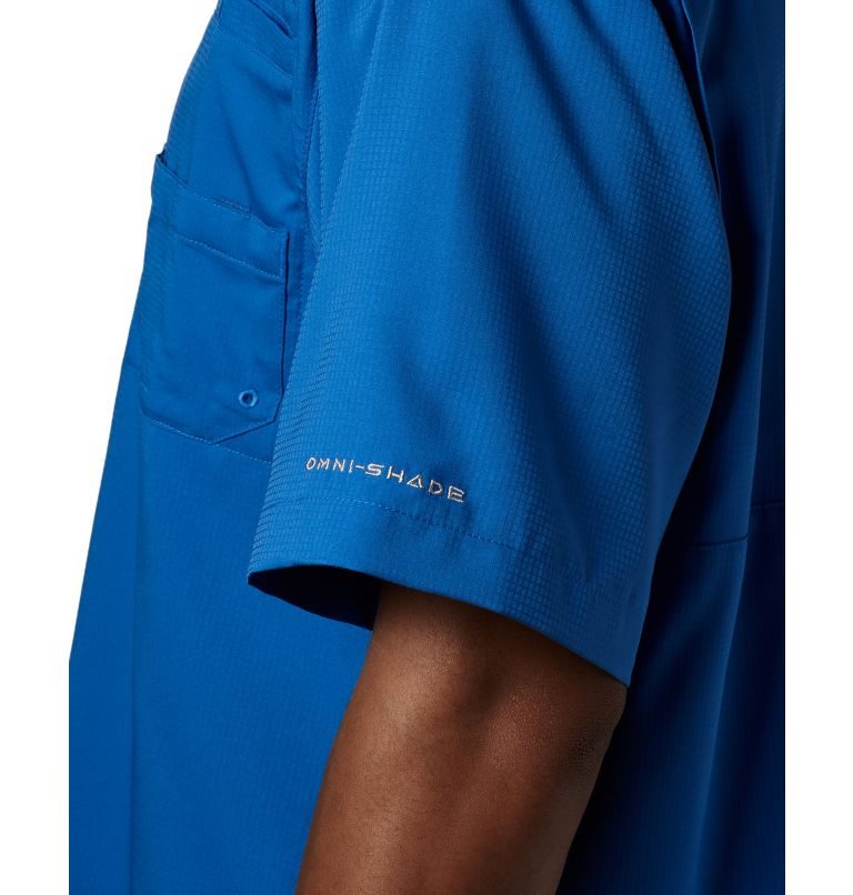 Columbia PFG Tamiami II Kort Sleeve Skjorte Herre Blå | 93507R