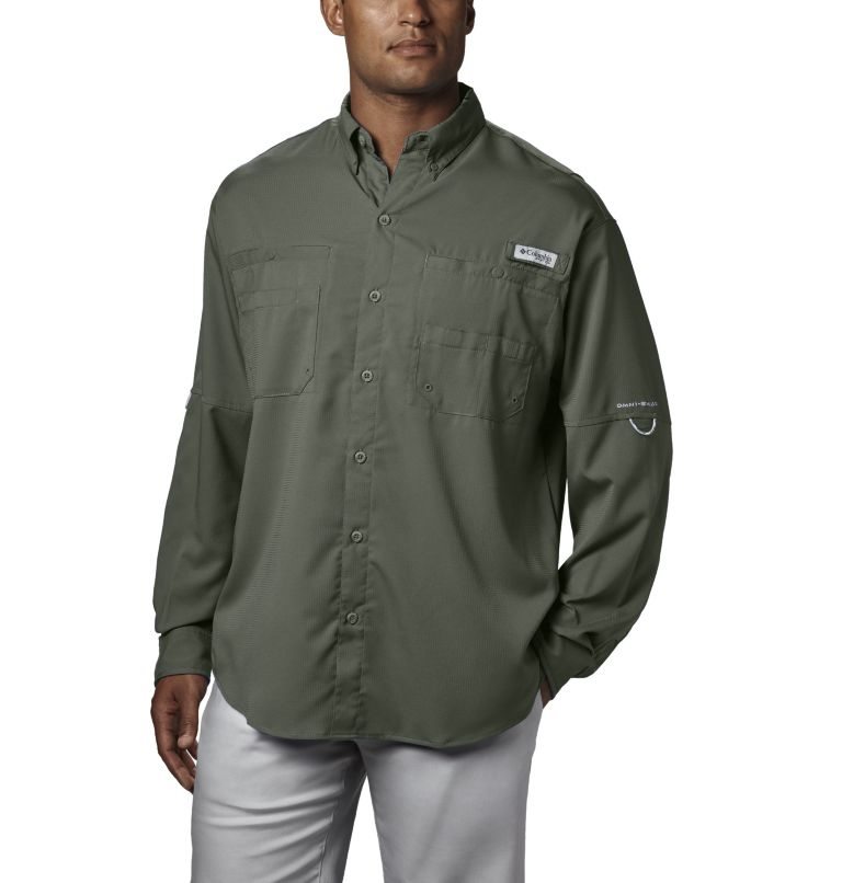 Columbia PFG Tamiami II Long Sleeve Skjorte Herre Mørke Grå | 18493O