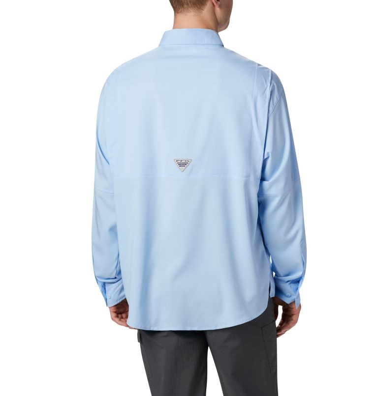 Columbia PFG Tamiami II Long Sleeve Skjorte Herre Lyse Blå | 35608D