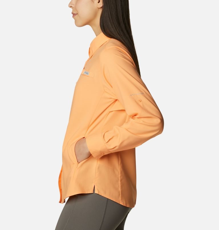 Columbia PFG Tamiami II Long Sleeve Skjorte Dame Oransje | 52387B