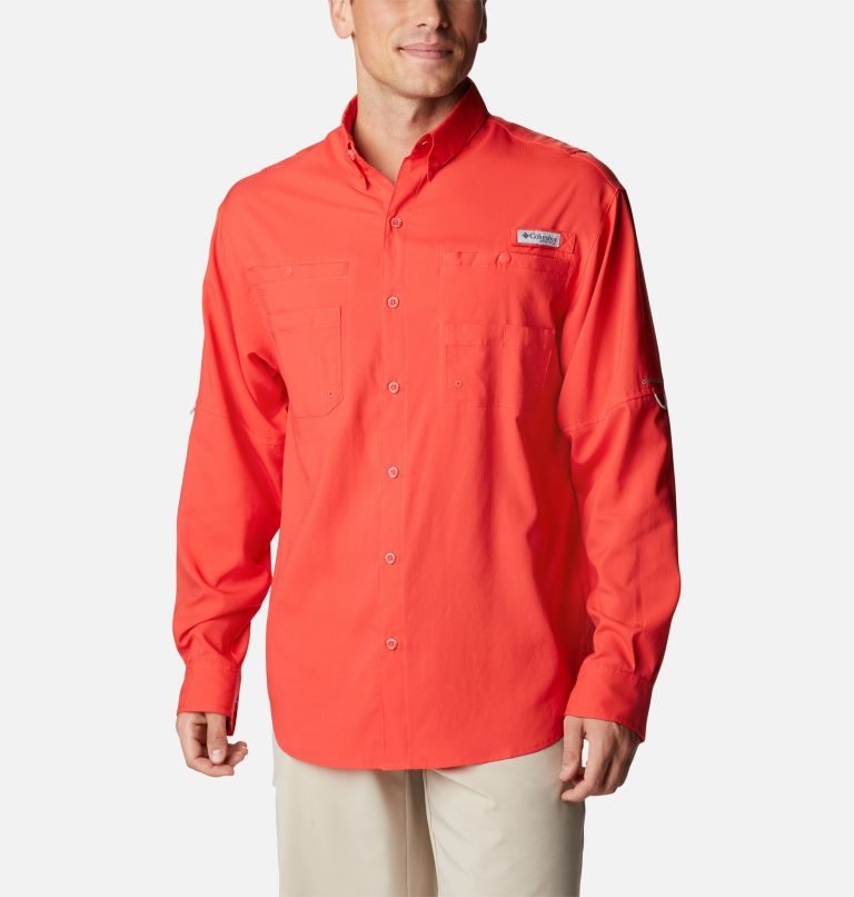 Columbia PFG Tamiami II Long Sleeve Skjorte Herre Rød | 57308N