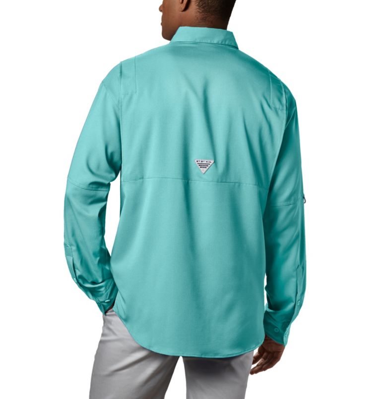 Columbia PFG Tamiami II Long Sleeve Skjorte Herre Turkis | 61093Y