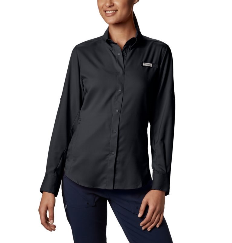 Columbia PFG Tamiami II Long Sleeve Skjorte Dame Svarte | 61987D