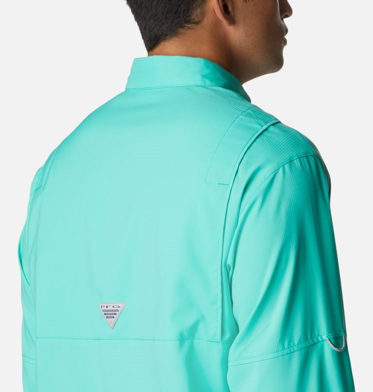 Columbia PFG Tamiami II Long Sleeve Skjorte Herre Turkis | 62835M