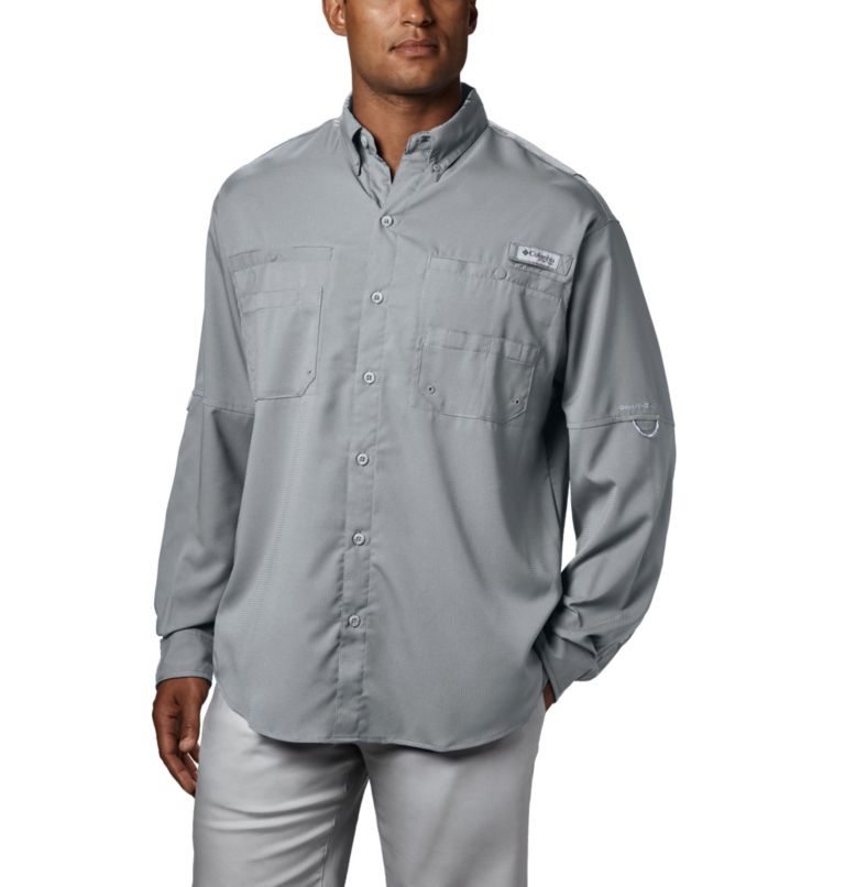 Columbia PFG Tamiami II Long Sleeve Skjorte Herre Grå | 73126B