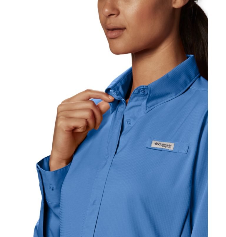 Columbia PFG Tamiami II Long Sleeve Skjorte Dame Blå | 85792X