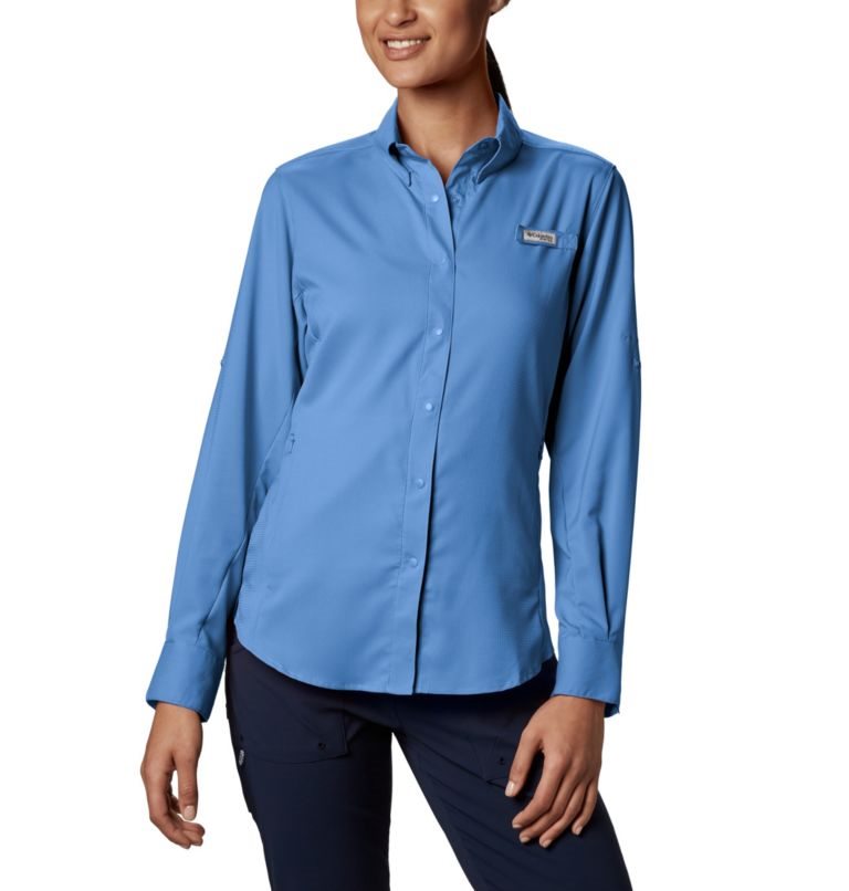 Columbia PFG Tamiami II Long Sleeve Skjorte Dame Blå | 85792X