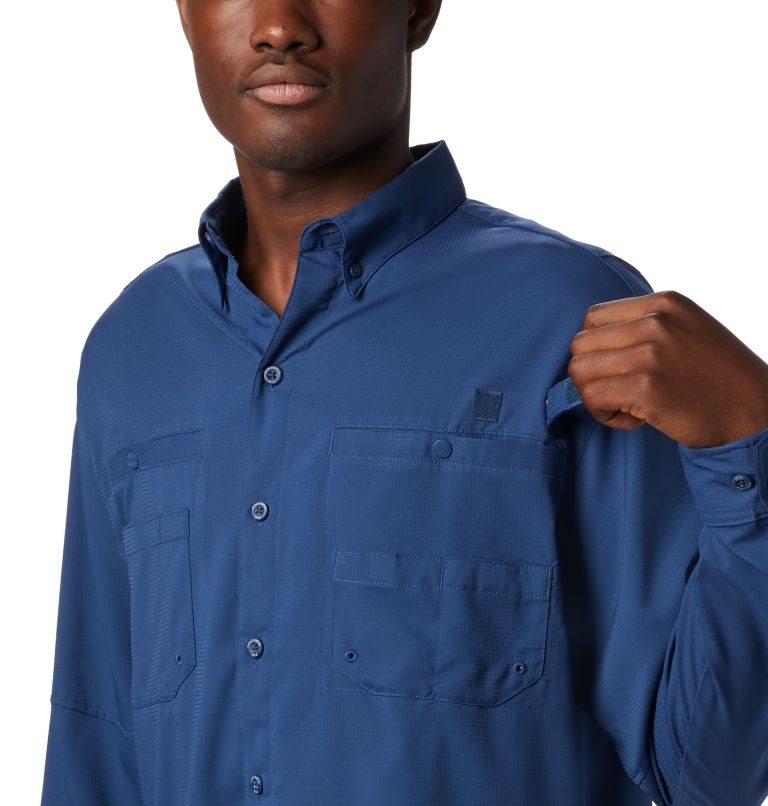 Columbia PFG Tamiami II Long Sleeve Skjorte Herre Marineblå | 87125B