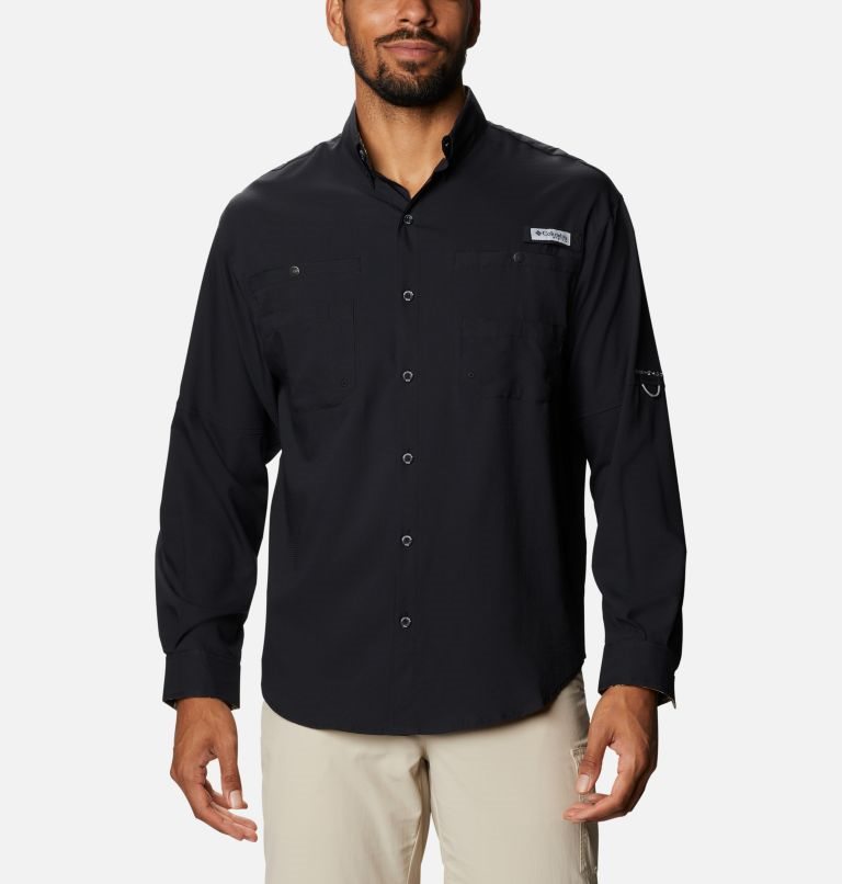 Columbia PFG Tamiami II Long Sleeve Skjorte Herre Svarte | 87942R