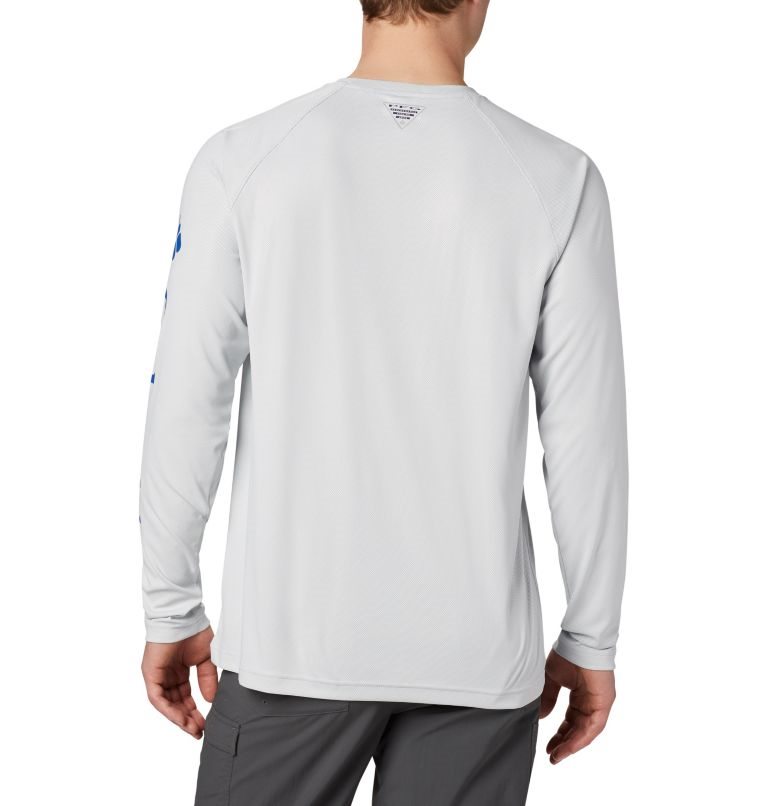 Columbia PFG Terminal Deflector Long Sleeve Gensere Herre Lyse Grå | 32694S