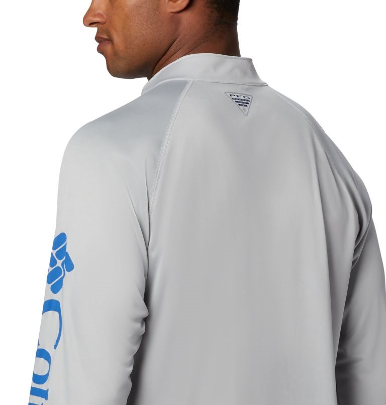 Columbia PFG Terminal Tackle 1/4 Zip Gensere Herre Lyse Grå | 12096W