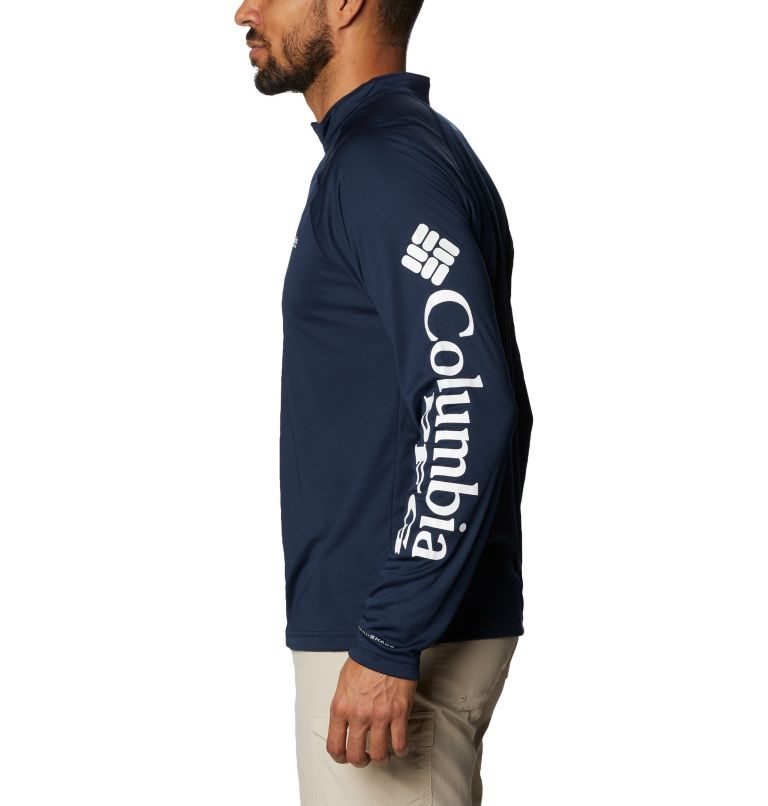 Columbia PFG Terminal Tackle 1/4 Zip Gensere Herre Marineblå | 36250X