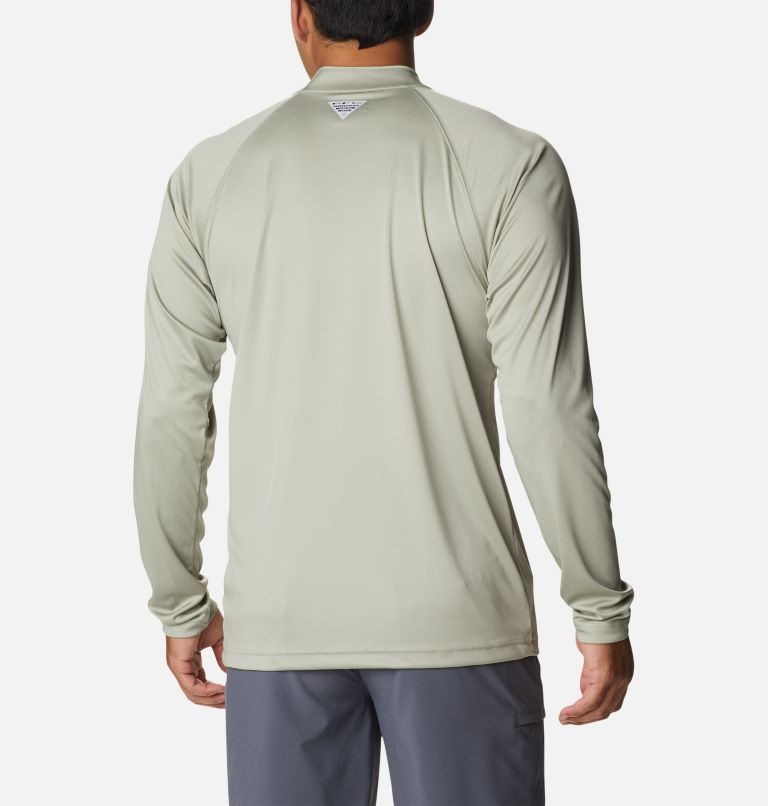 Columbia PFG Terminal Tackle 1/4 Zip Gensere Herre Olivengrønne | 46832O