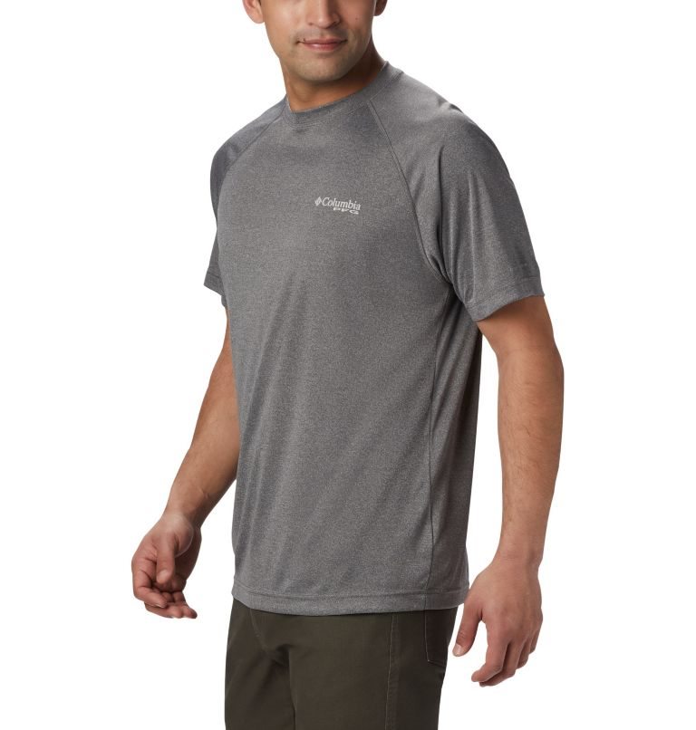 Columbia PFG Terminal Tackle Heather Kort Sleeve T-skjorte Herre Grå | 36790J