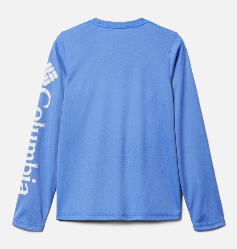 Columbia PFG Terminal Tackle Heather Long Sleeve Gensere Barn Blå | 92041M