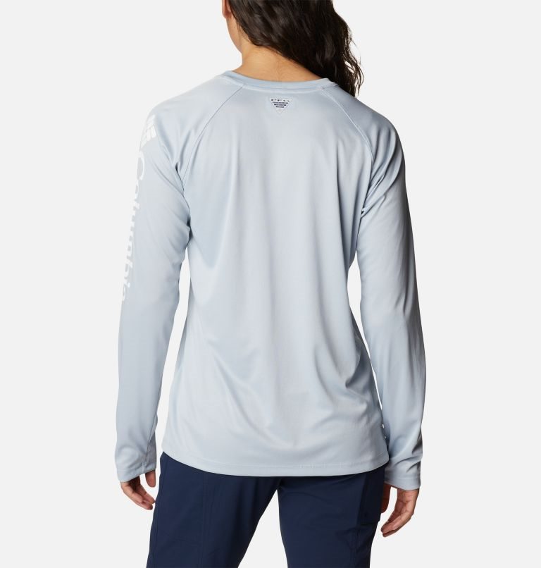 Columbia PFG Tidal Tee Heather Long Sleeve Gensere Dame Lyse Grå | 89260N