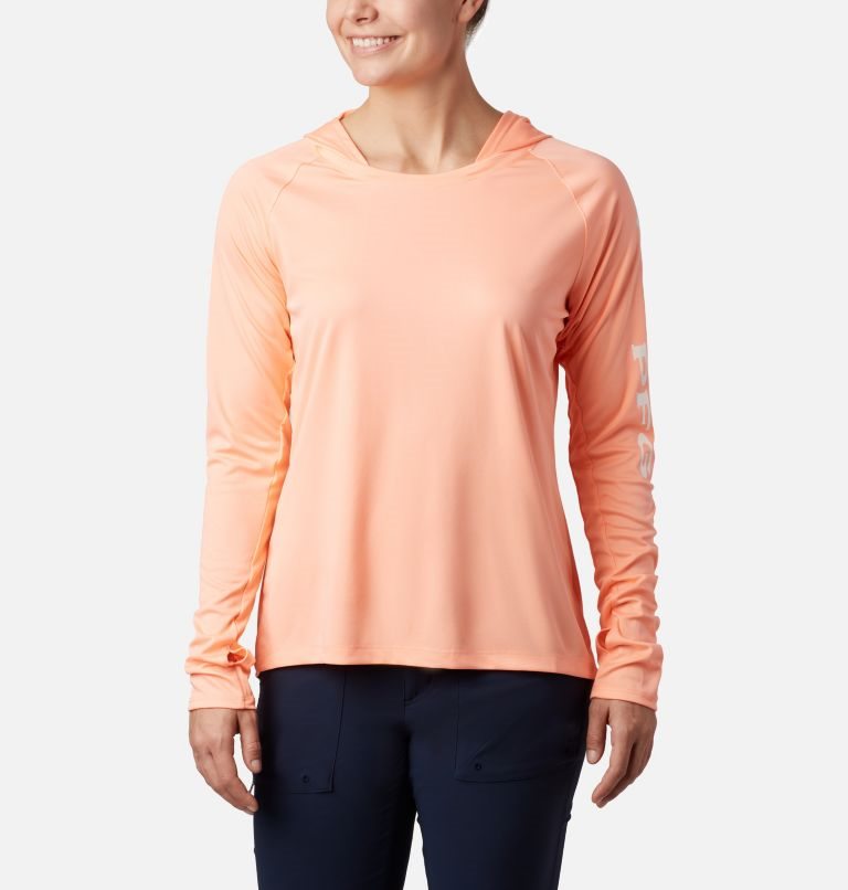 Columbia PFG Tidal Tee Hettegensere Dame Korall | 93652N