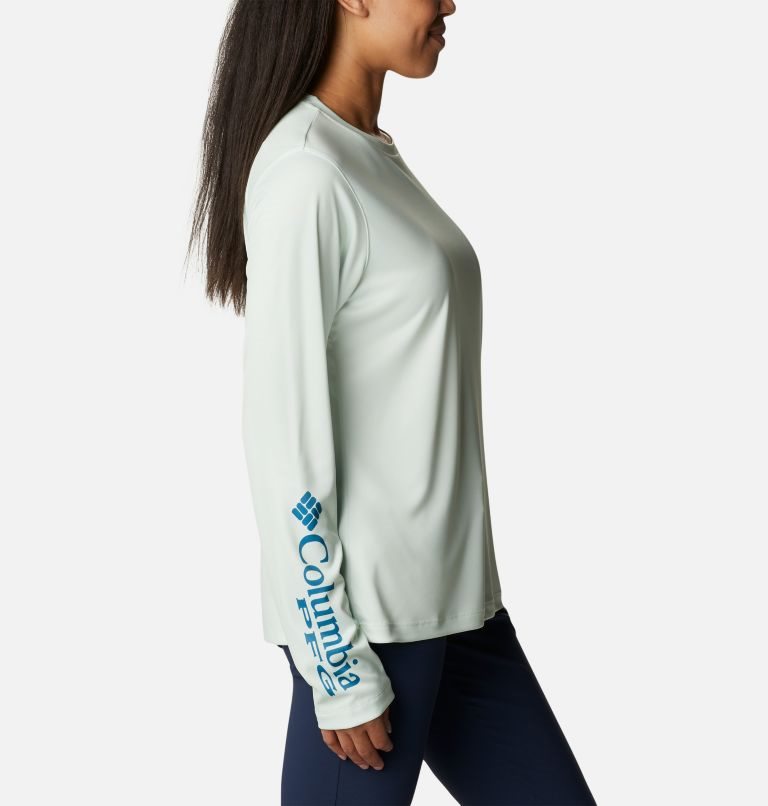 Columbia PFG Tidal Tee Hook-Up Long Sleeve Gensere Dame Mint | 36725Y