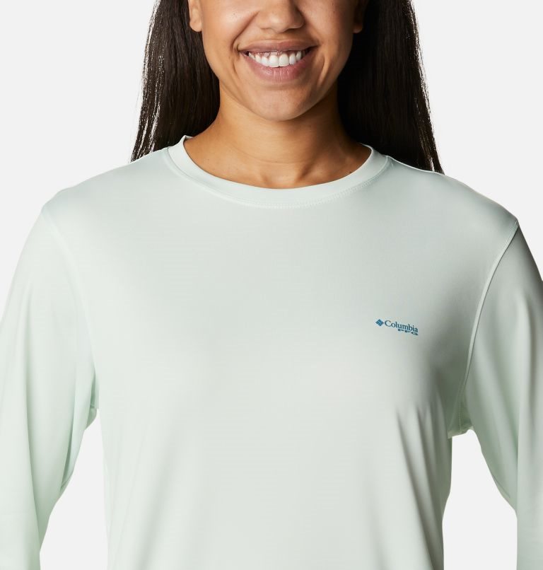 Columbia PFG Tidal Tee Hook-Up Long Sleeve Gensere Dame Mint | 36725Y