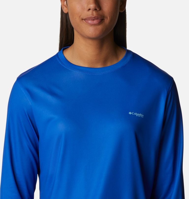 Columbia PFG Tidal Tee Hook-Up Long Sleeve Gensere Dame Blå | 69281Z