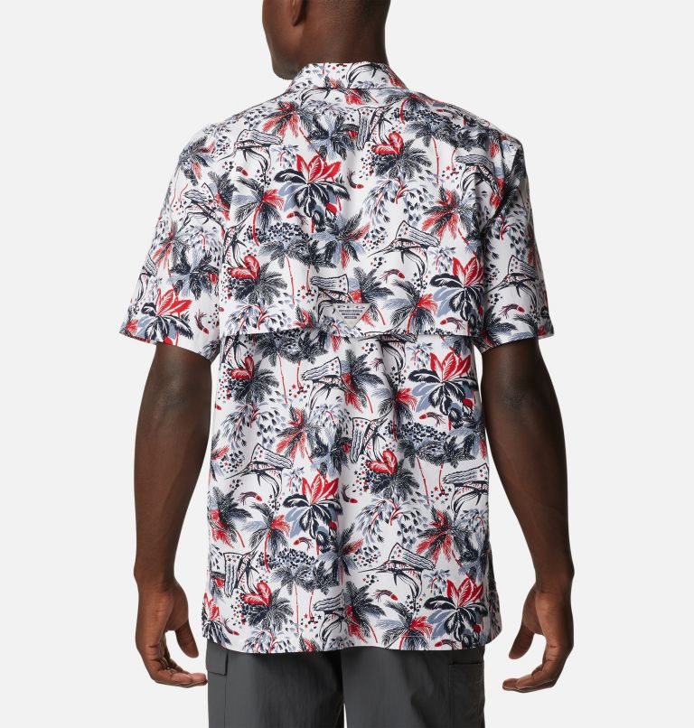 Columbia PFG Trollers Best Kort Sleeve Skjorte Herre Blomster | 68249E