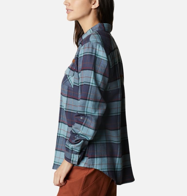 Columbia PHG Roughtail Long Sleeve Field Flannel Skjorte Dame Turkis | 29073Z