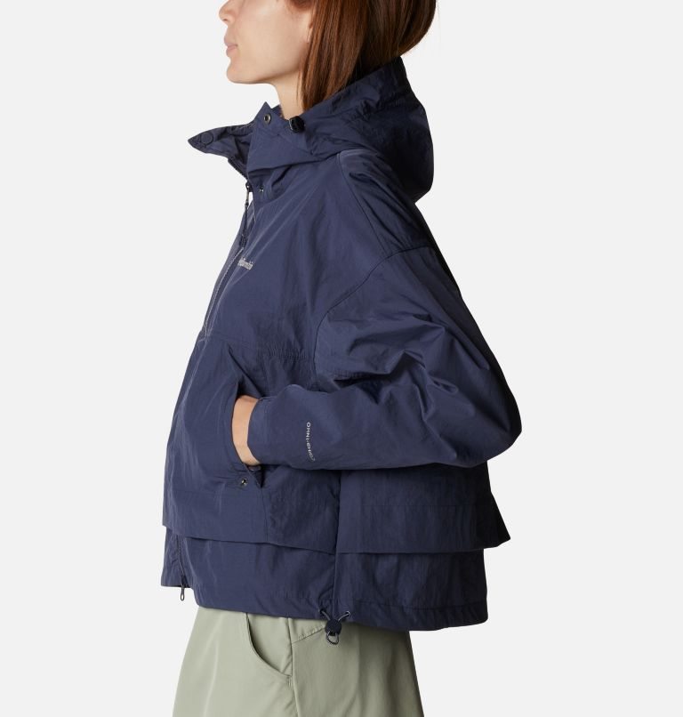 Columbia Paracutie Windbreaker Jakke Dame Marineblå | 06253N