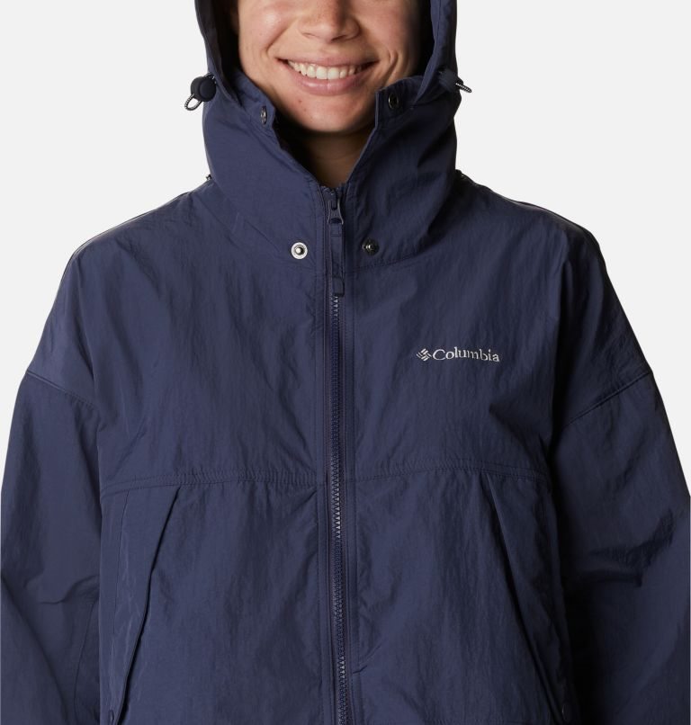 Columbia Paracutie Windbreaker Jakke Dame Marineblå | 06253N