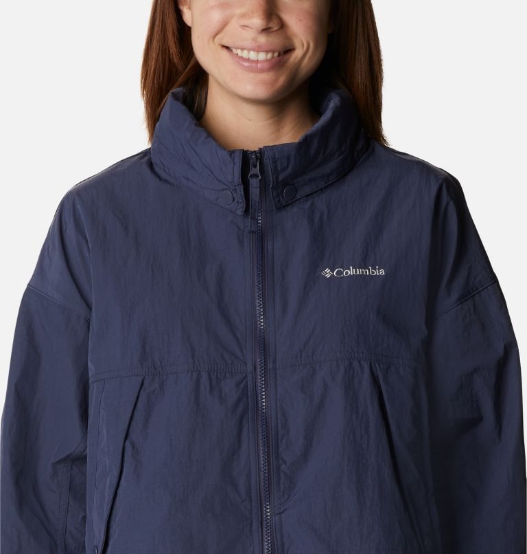 Columbia Paracutie Windbreaker Jakke Dame Marineblå | 06253N