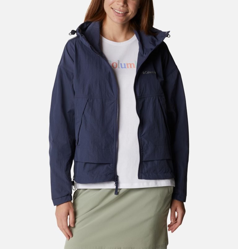 Columbia Paracutie Windbreaker Jakke Dame Marineblå | 06253N