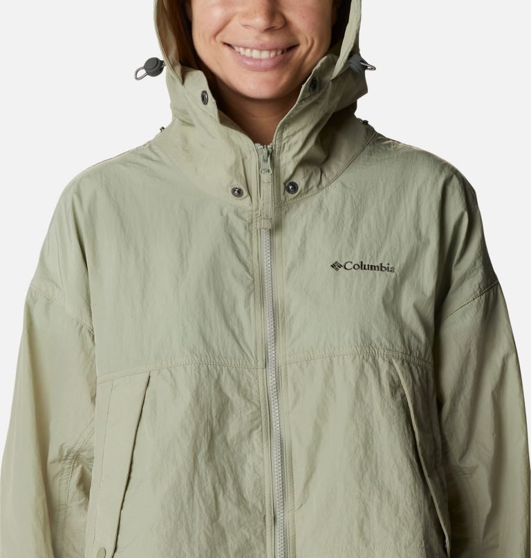 Columbia Paracutie Windbreaker Jakke Dame Olivengrønne | 17438W